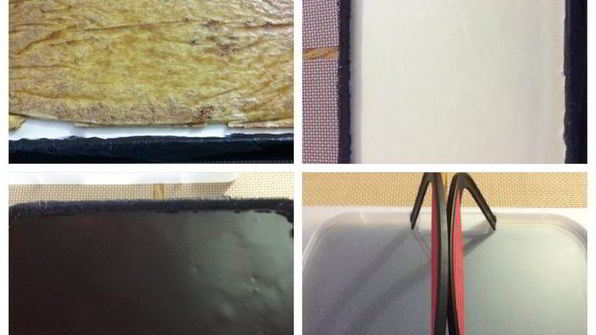 торт-пирожное с клубникой и смородиной