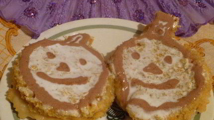 Тыквенные пирожные с сахарной глазурью