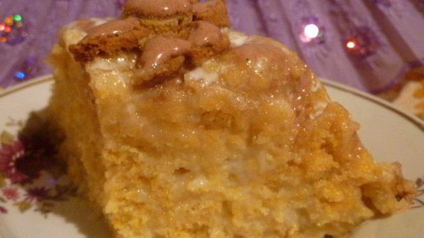 тыквенные пирожные с сахарной глазурью