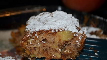 Яблочный брауни