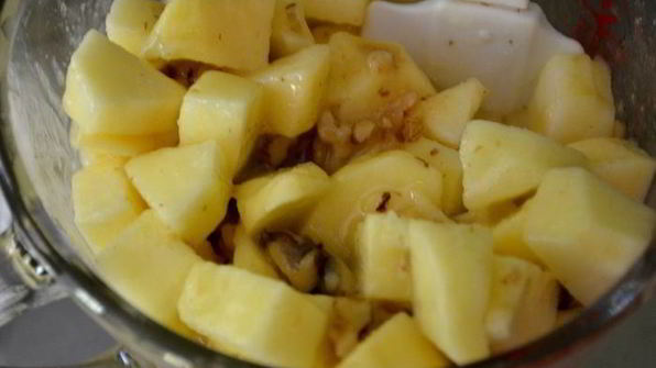 яблочный брауни