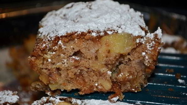 яблочный брауни