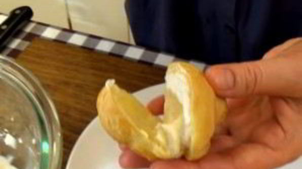 заварные пирожные с творожным кремом