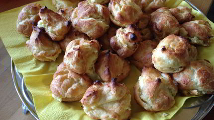 Заварные пирожные с ванильным кремом