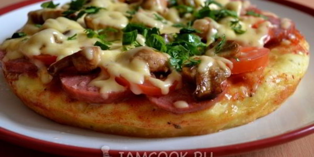 Рецепт быстрой пиццы в мультиварке