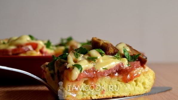 быстрая пицца в мультиварке