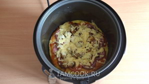 быстрая пицца в мультиварке