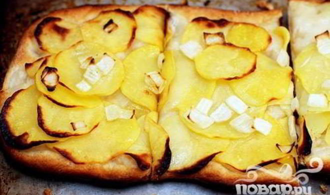 Картофельная пицца