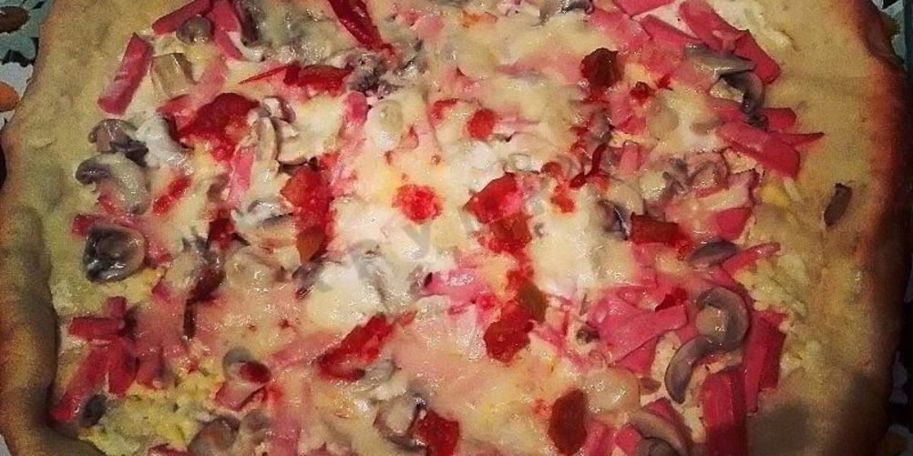 Рецепт нежной пиццы