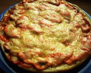 Пицца с помидорами