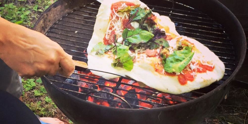 Рецепт пиццы на гриле