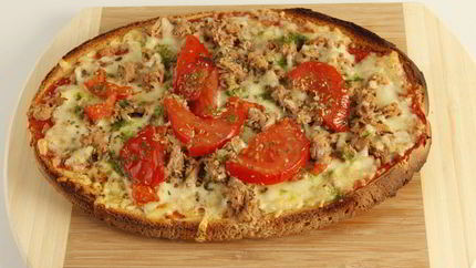 Пицца на хлебе
