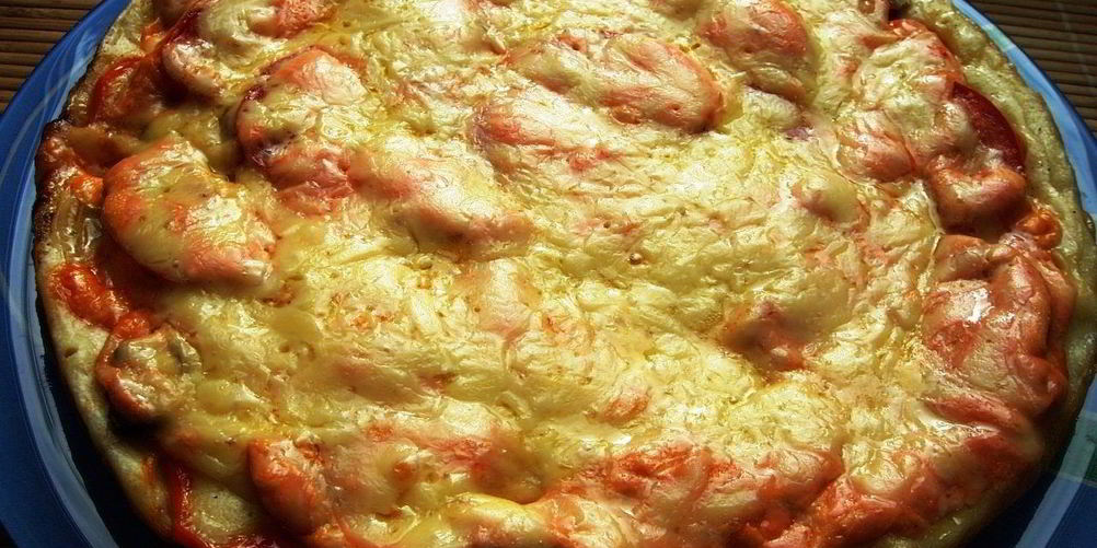 Рецепт пиццы на сковороде