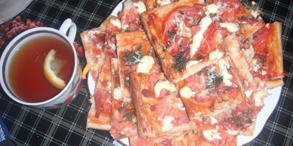 Рецепт пиццы по-быстрому