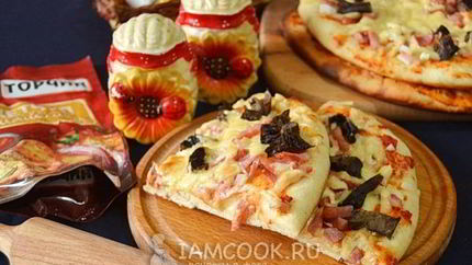 Пицца с беконом