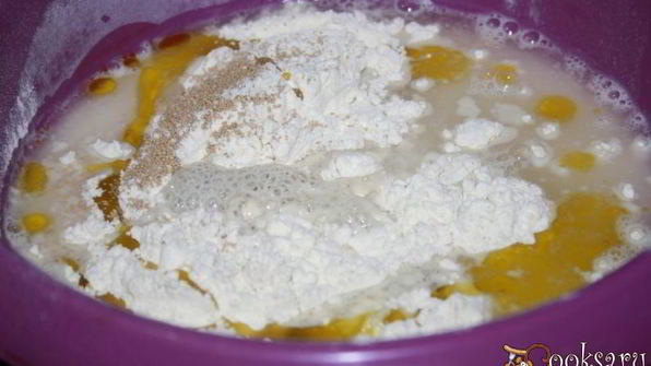 пицца с курицей и каперсами