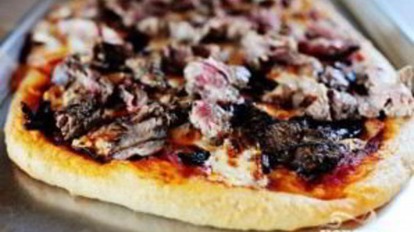 пицца со стейком