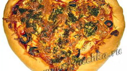 Пицца Валентинка