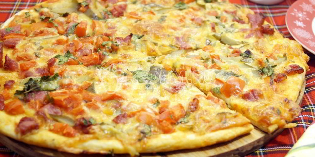 Рецепт тонкой пиццы