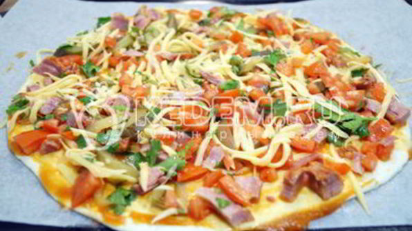 тонкая пицца