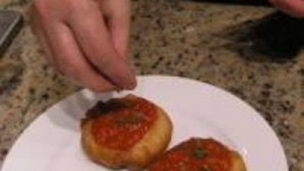 жаренная пицца