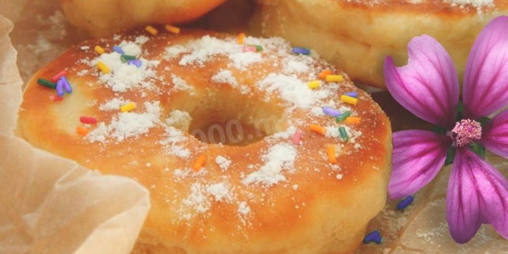 Рецепт пончиков на кефире без дрожжей