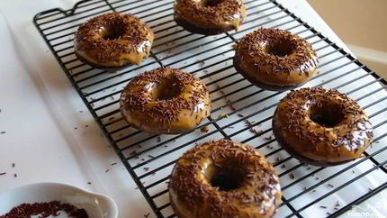 Пончики на сгущенке