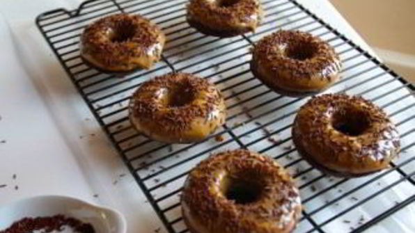 пончики на сгущенке