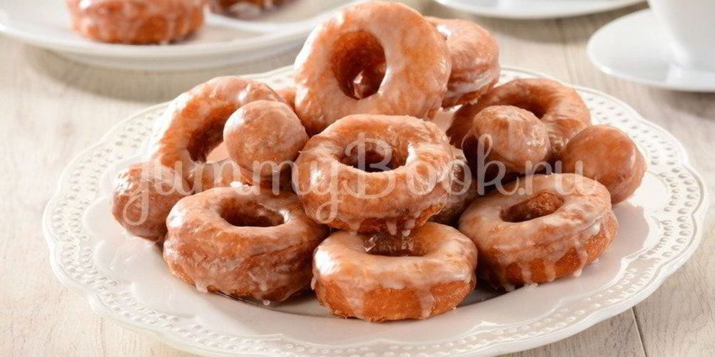 Рецепт пончиков сахарных с глазурью