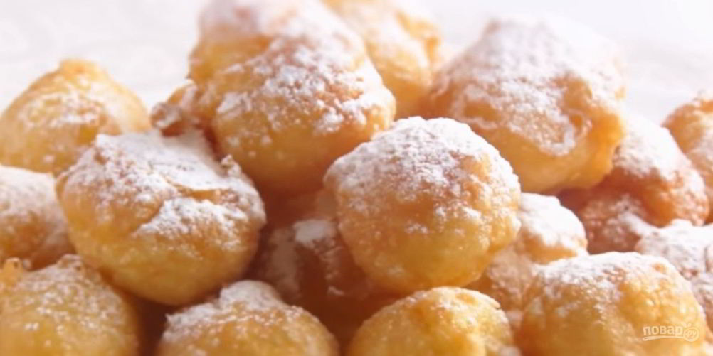 Рецепт пончиков заварных по-французски