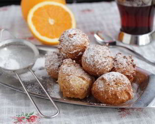 Пончики Zeppole с апельсиновым ароматом и нежностью яблока