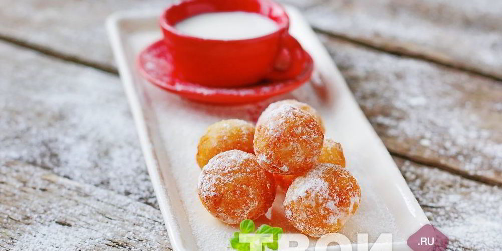 Рецепт творожных пончиков