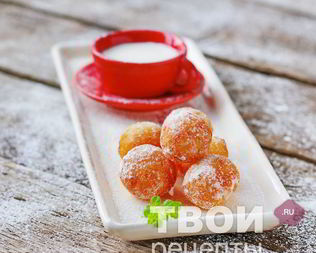 Творожные пончики