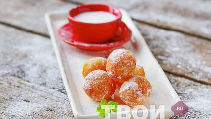 Творожные пончики