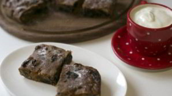 постная выпечка с сухофруктами