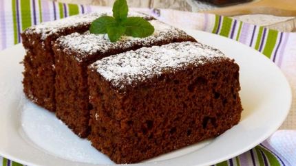 Коврижка с какао на варенье