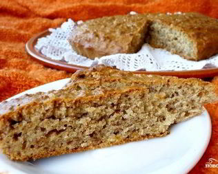 Коврижка с овсяными хлопьями