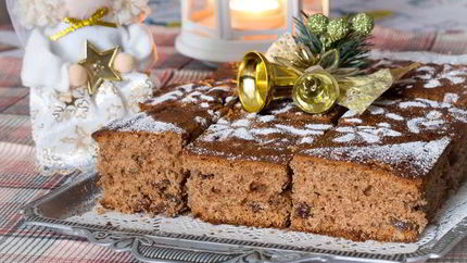 Медовая пряная коврижка с грецкими орехами