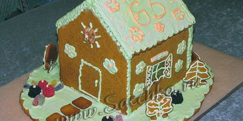 Рецепт новогоднего пряничного домика