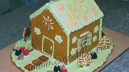 Новогодний пряничный домик
