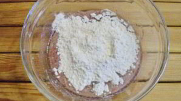 постная коврижка с вареньем