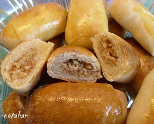 Рулетики песочные с орехами