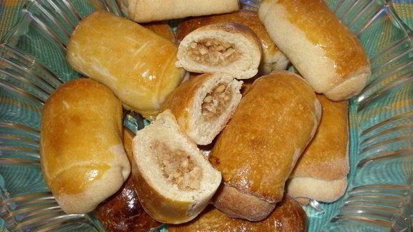 рулетики песочные с орехами