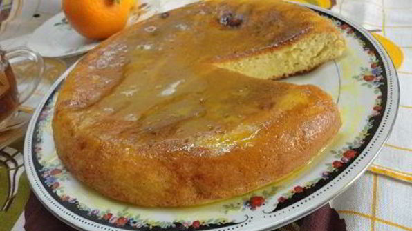 апельсиновая шарлотка