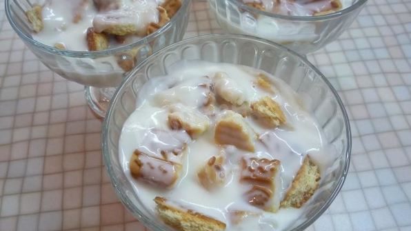 банановая шарлотка