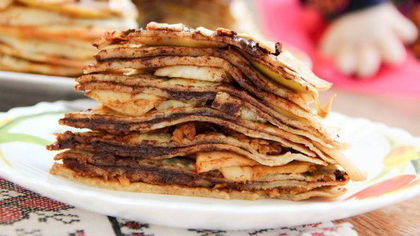 блинная шарлотка