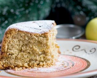 Овсяная шарлотка