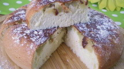 Шарлотка без дрожжей