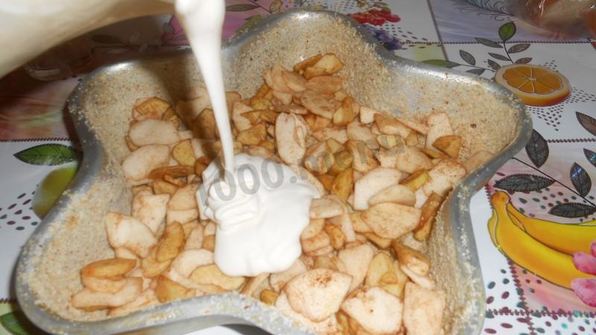 шарлотка бисквитная воздушная