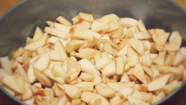 шарлотка на песочном тесте